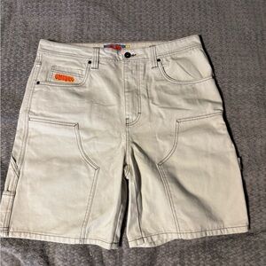 Empyre Cream Cargo Shorts